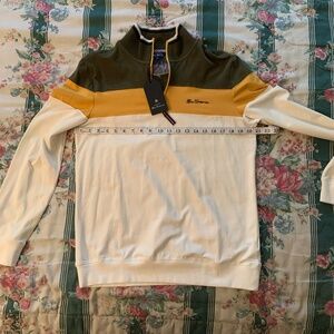 Ben Sherman Tricot Track Jacket Casual Colorblock NWT (M)